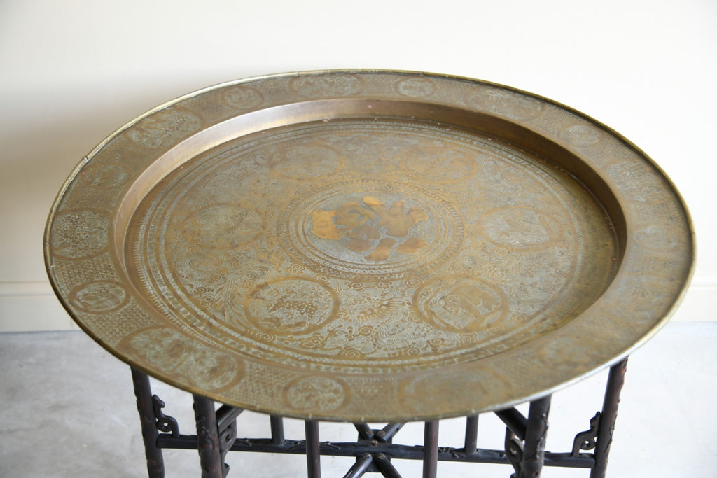 Chinese Brass Tray Coffee Table