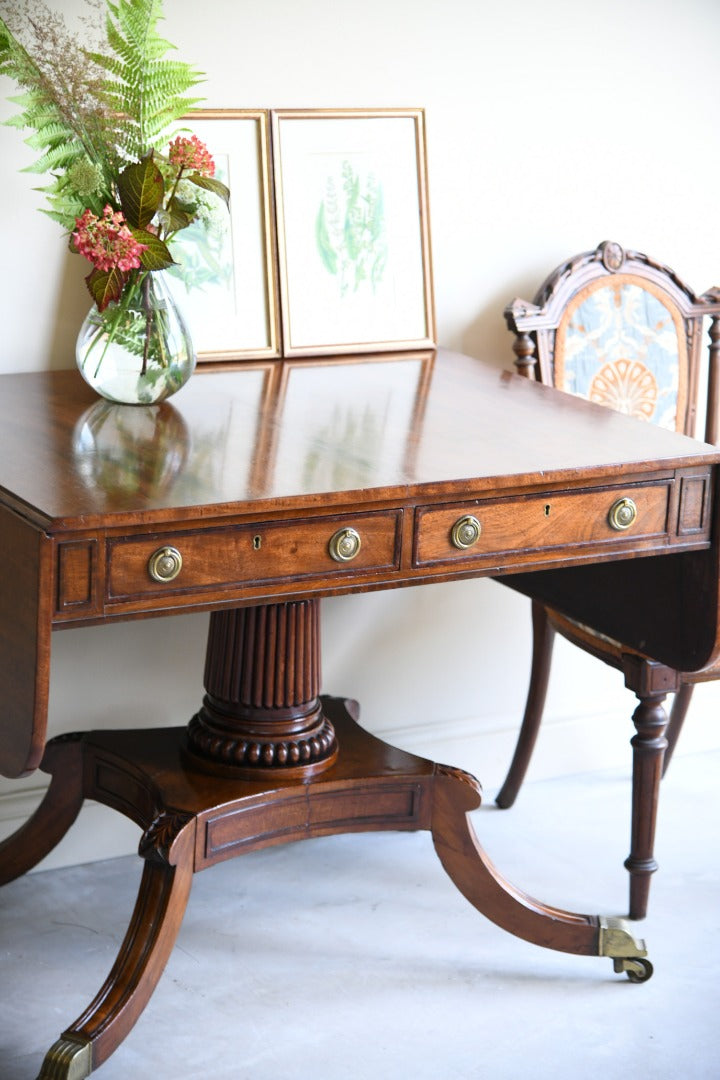 Antique Mahogany Sofa Table