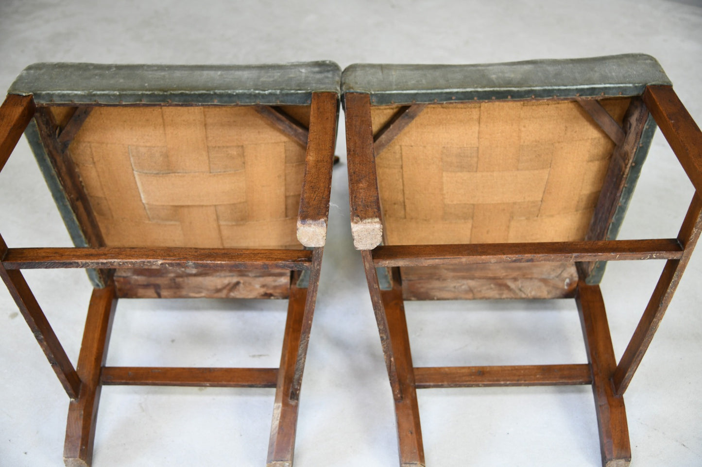 Pair Chippendale Style Chairs