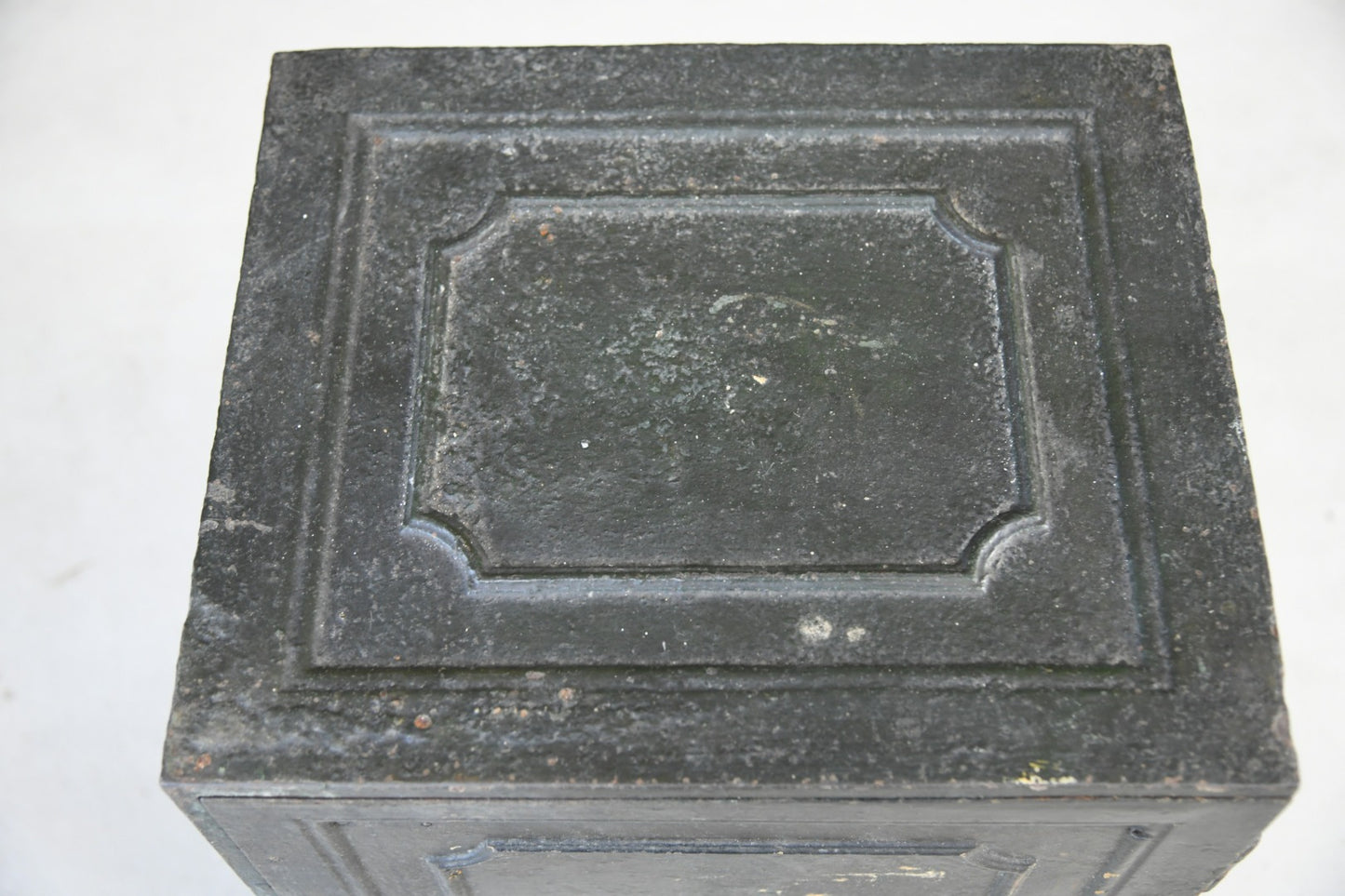 Antique Black Metal Safe