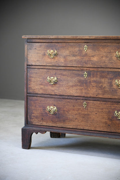 Antique Rustic Mahogany Chest of Drawers