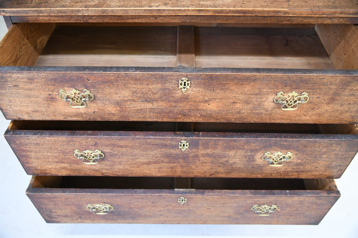 Antique Rustic Mahogany Chest of Drawers