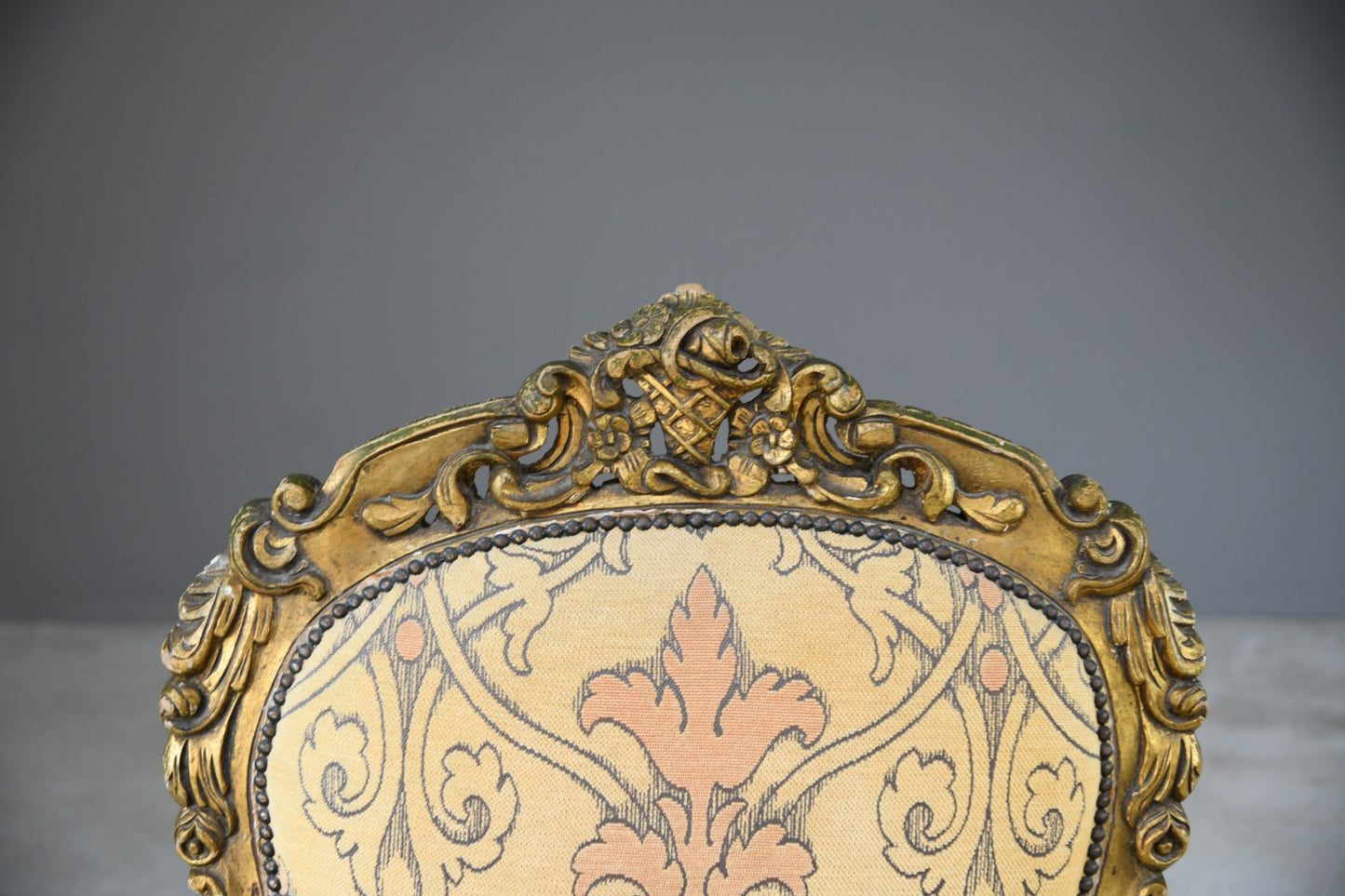 Louis XV Style French Gilt Chair