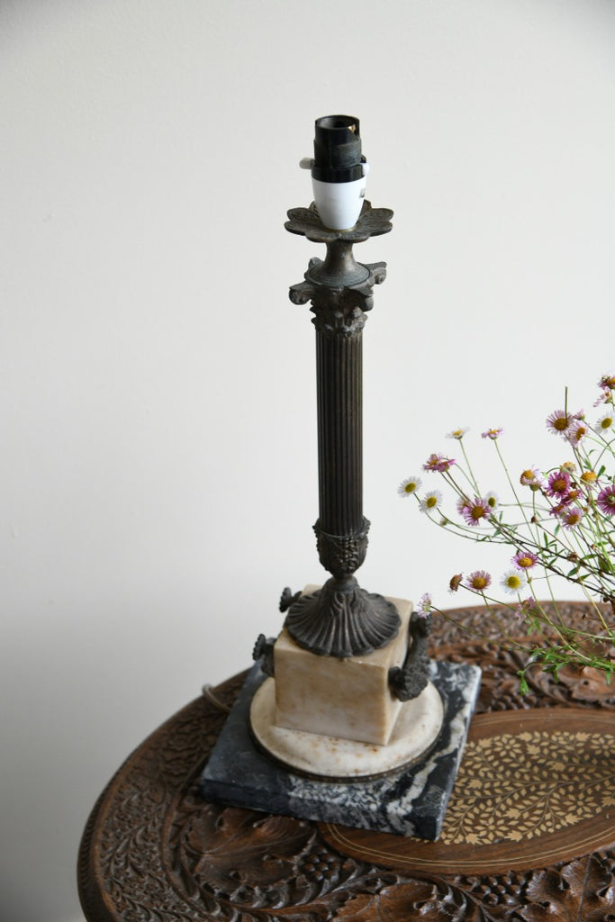 Classical Style Marble Table Lamp