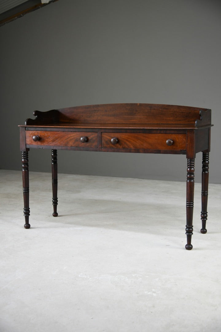 Antique Mahogany Washstand Side Writing Console Table