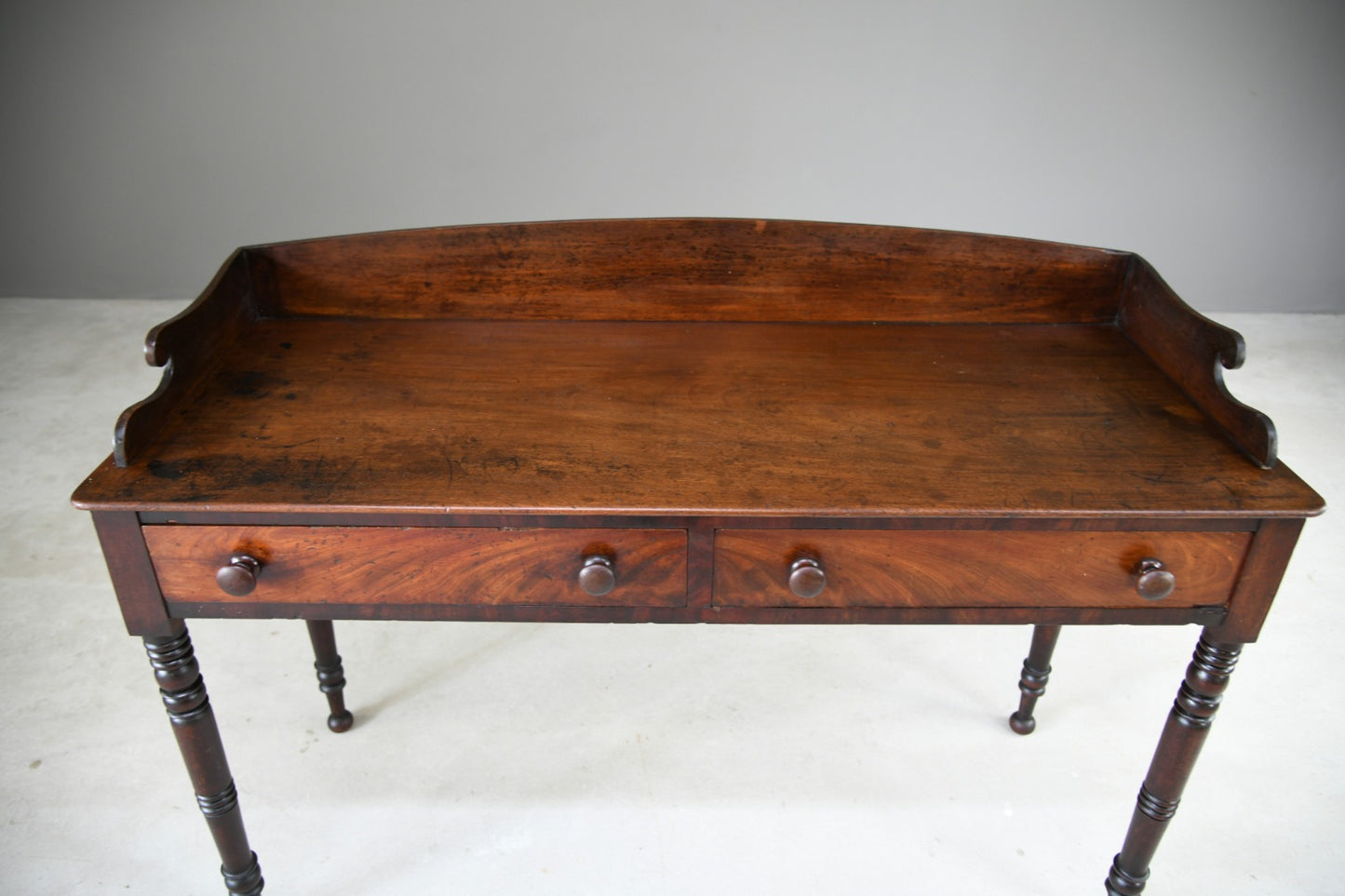 Antique Mahogany Washstand Side Writing Console Table