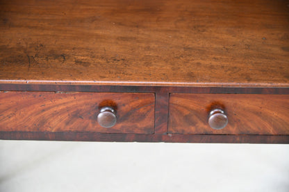 Antique Mahogany Washstand Side Writing Console Table