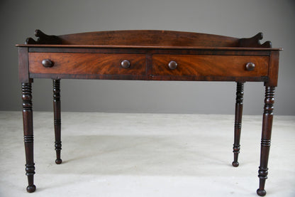 Antique Mahogany Washstand Side Writing Console Table