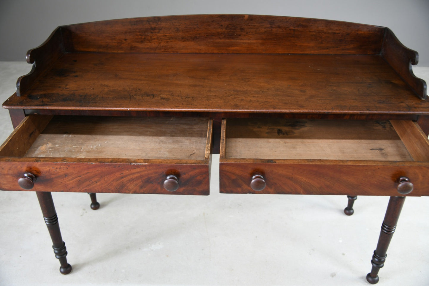 Antique Mahogany Washstand Side Writing Console Table