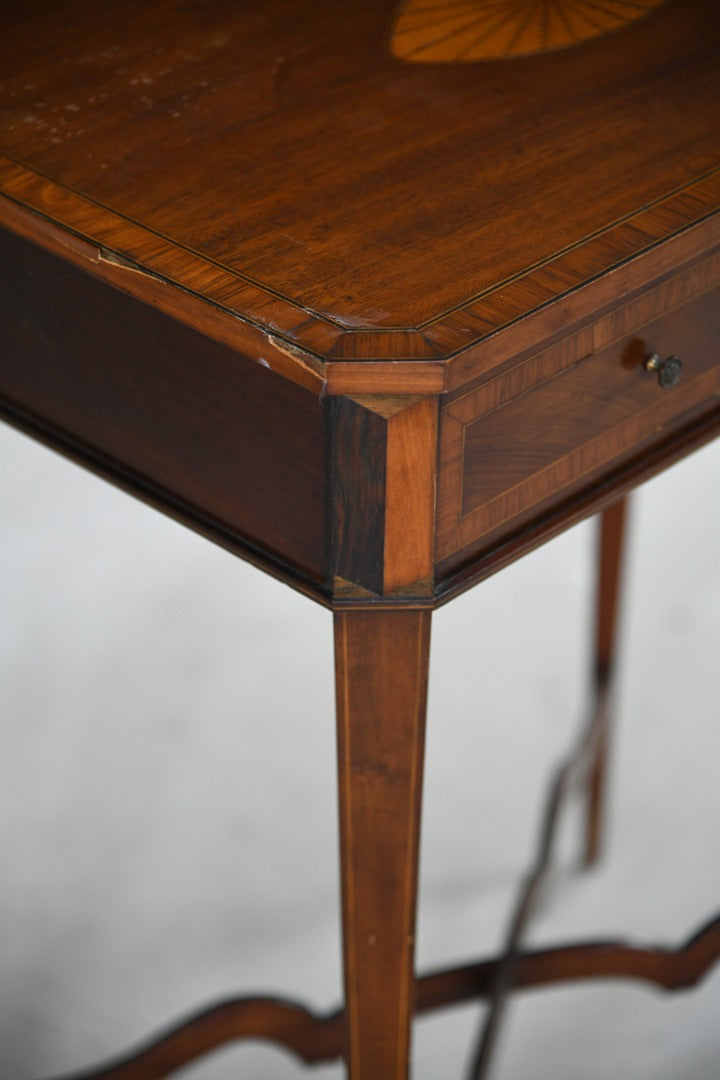 Edwardian Inlaid Mahogany Side Table