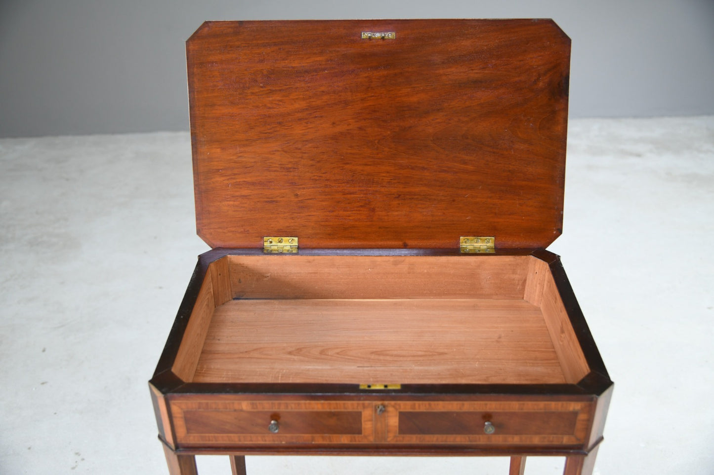 Edwardian Inlaid Mahogany Side Table