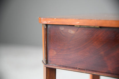 Edwardian Inlaid Mahogany Side Table