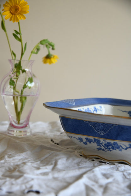 Pair Furnivals Blue and White Vegetable Tureen