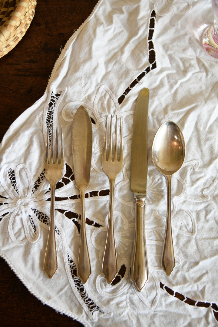 F Cobb and Co Vintage EPNS Cutlery Set