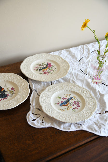 6 Royal Cauldon Bird Plates