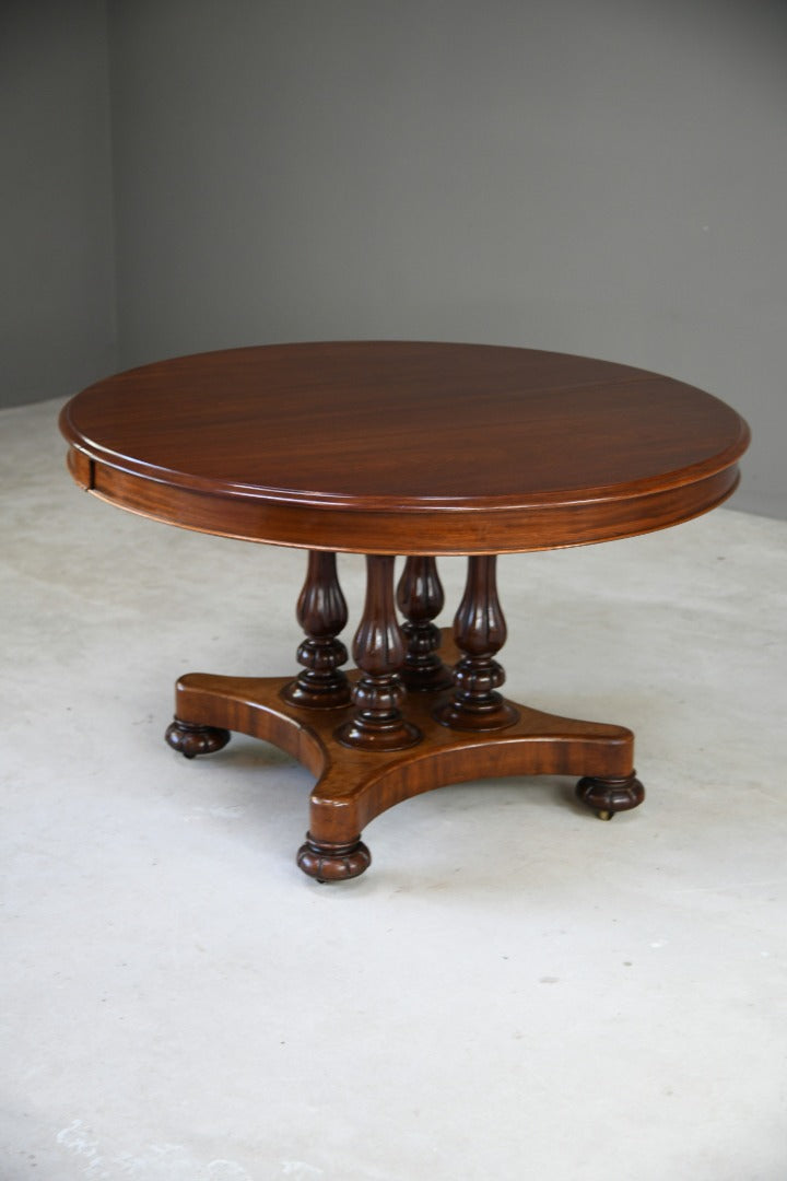 Antique William IV Mahogany Extending Dining Table