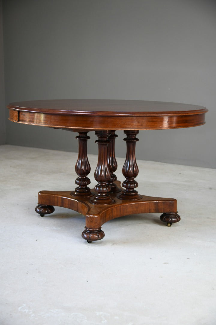 Antique William IV Mahogany Extending Dining Table