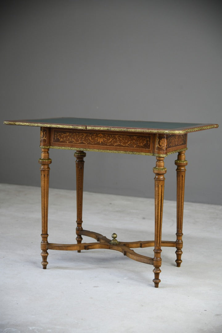 French Inlaid Games Table