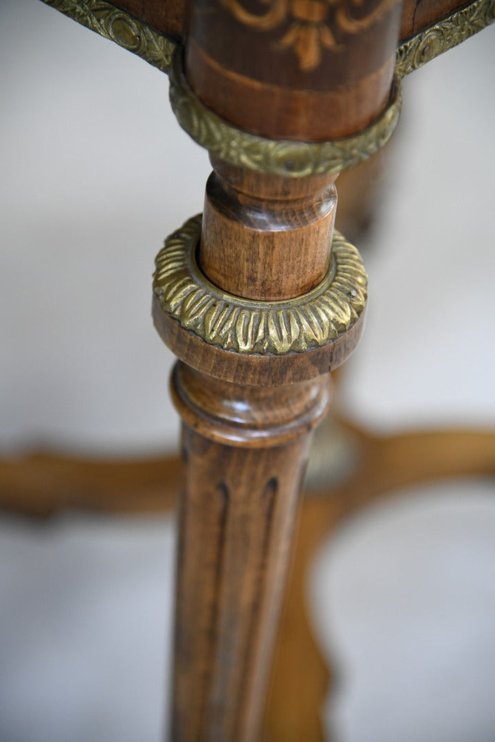 French Inlaid Games Table