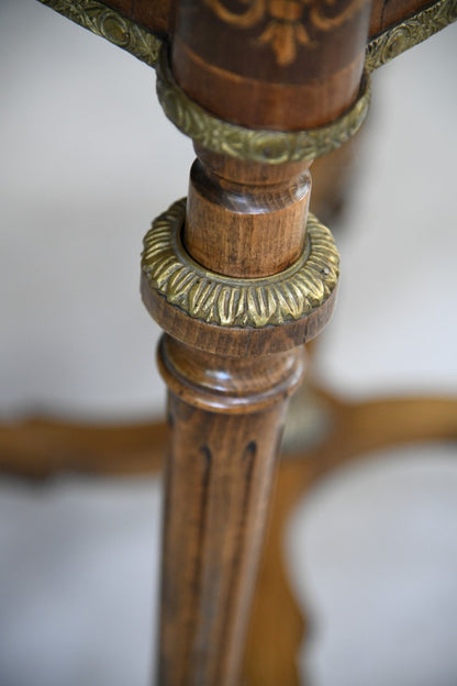 French Inlaid Games Table