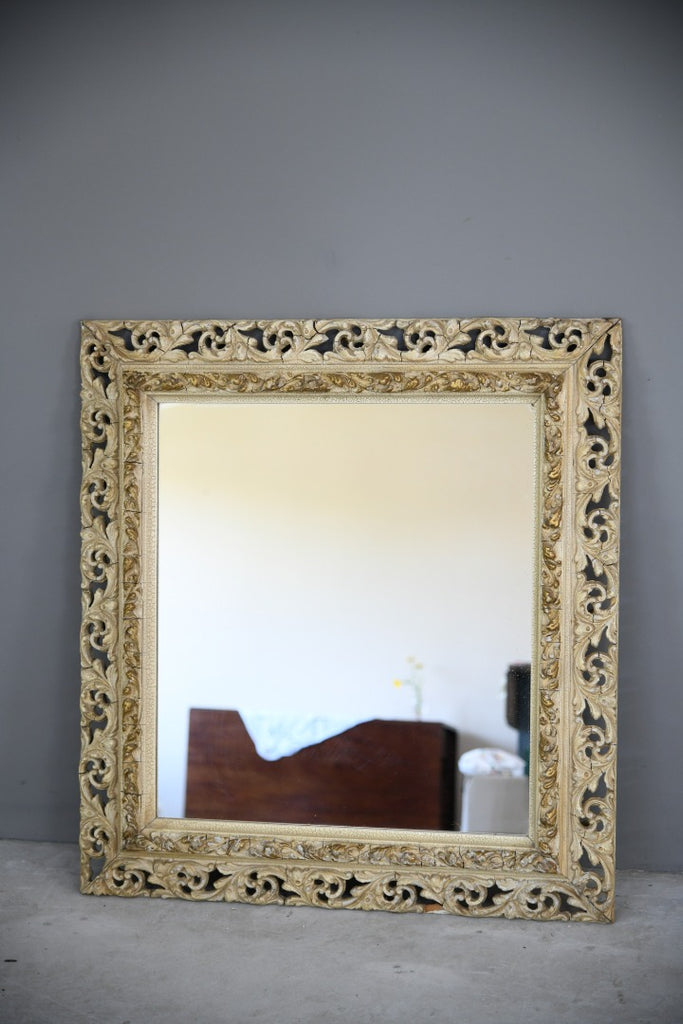 Gilt & Cream Ornate Wall Mirror
