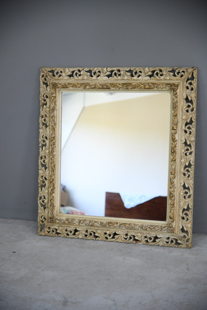 Gilt & Cream Ornate Wall Mirror