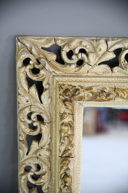 Gilt & Cream Ornate Wall Mirror