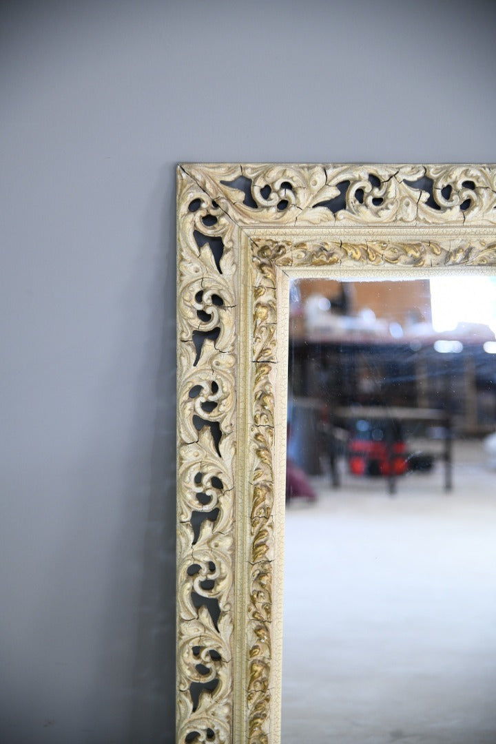 Gilt & Cream Ornate Wall Mirror