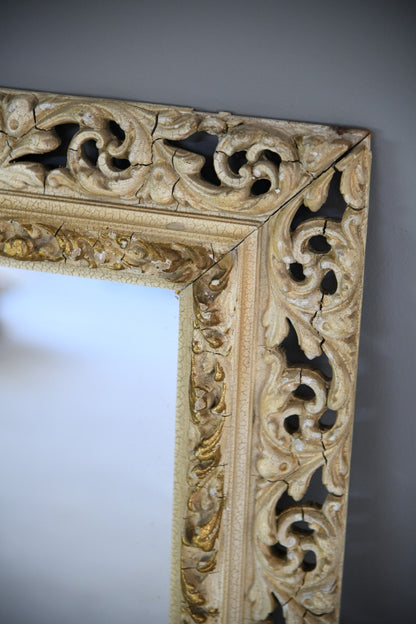 Gilt & Cream Ornate Wall Mirror