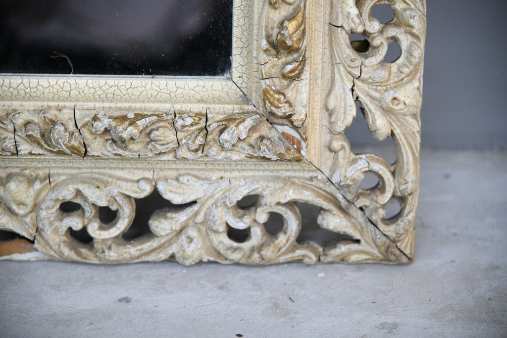 Gilt & Cream Ornate Wall Mirror