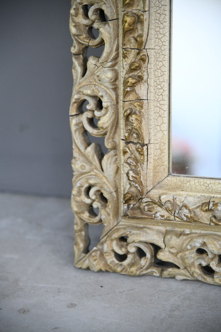 Gilt & Cream Ornate Wall Mirror