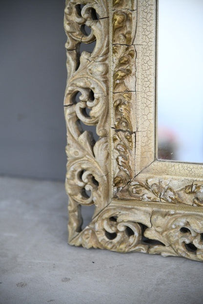 Gilt & Cream Ornate Wall Mirror