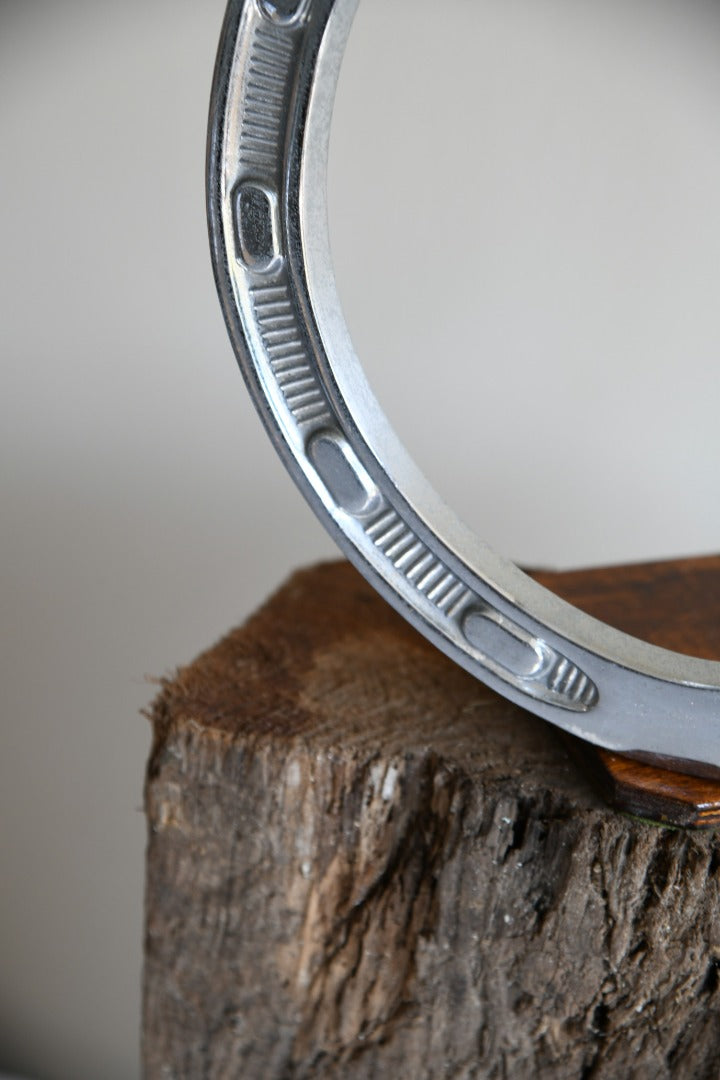 Large Chrome Horseshoe