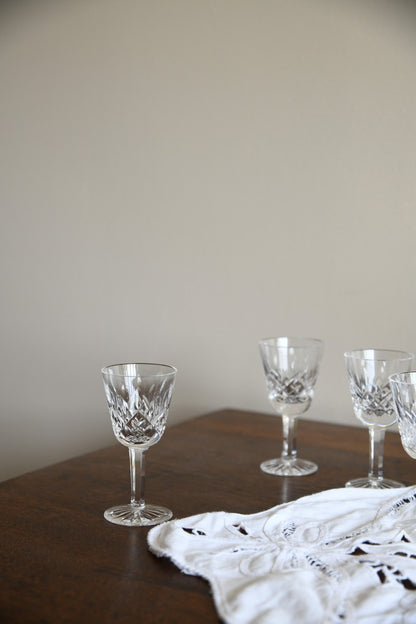 4 Waterford Crystal Licquer Glasses