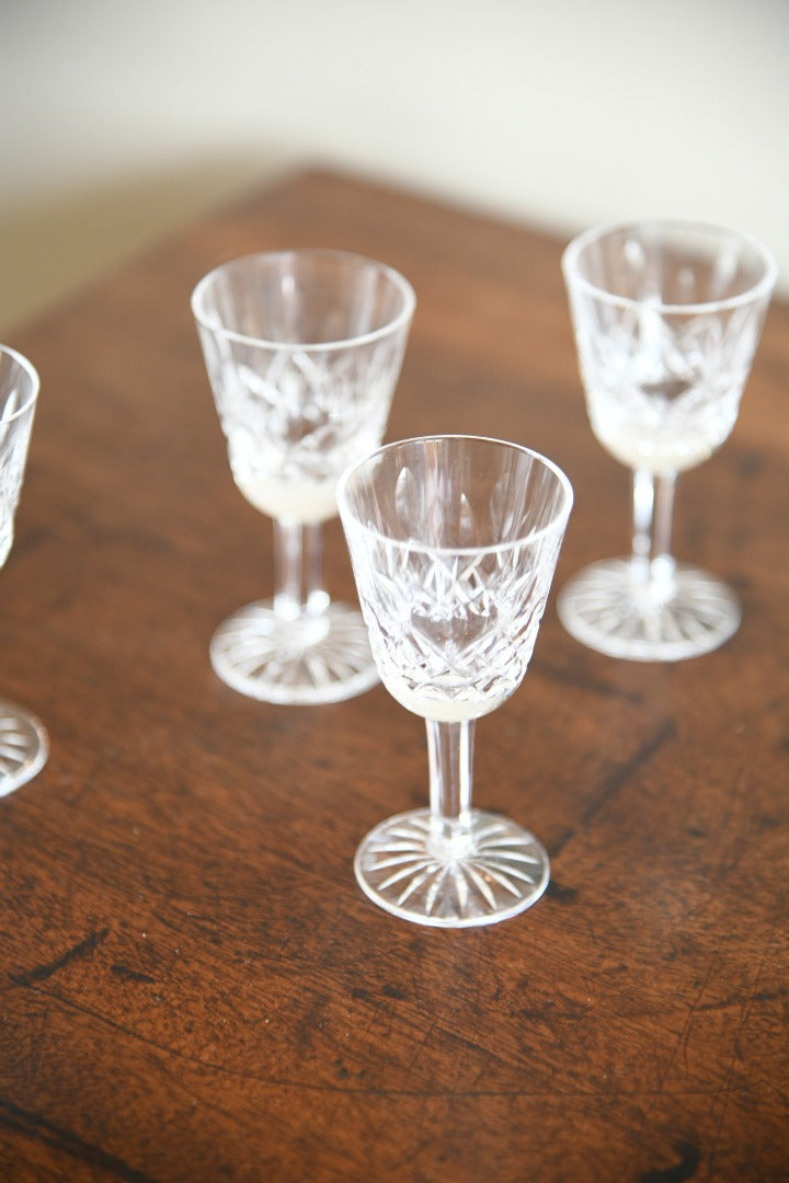 4 Waterford Crystal Licquer Glasses