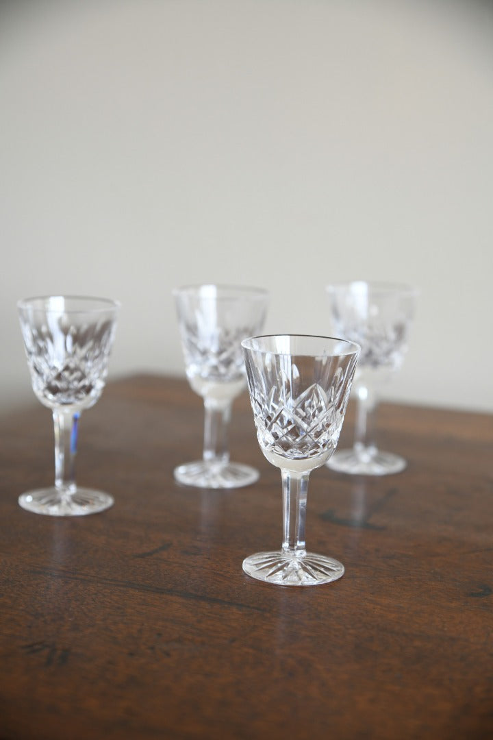 4 Waterford Crystal Licquer Glasses