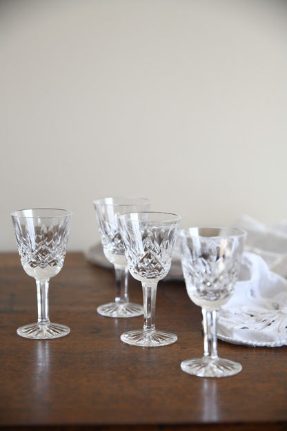 4 Waterford Crystal Licquer Glasses