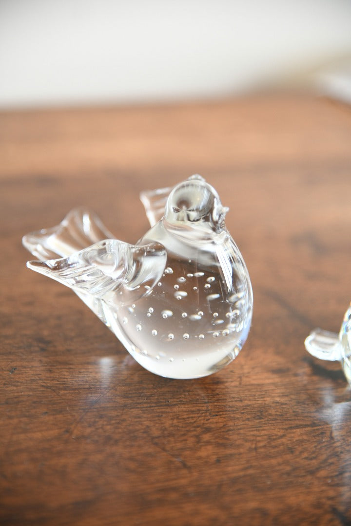 Pair Glass Paperweights