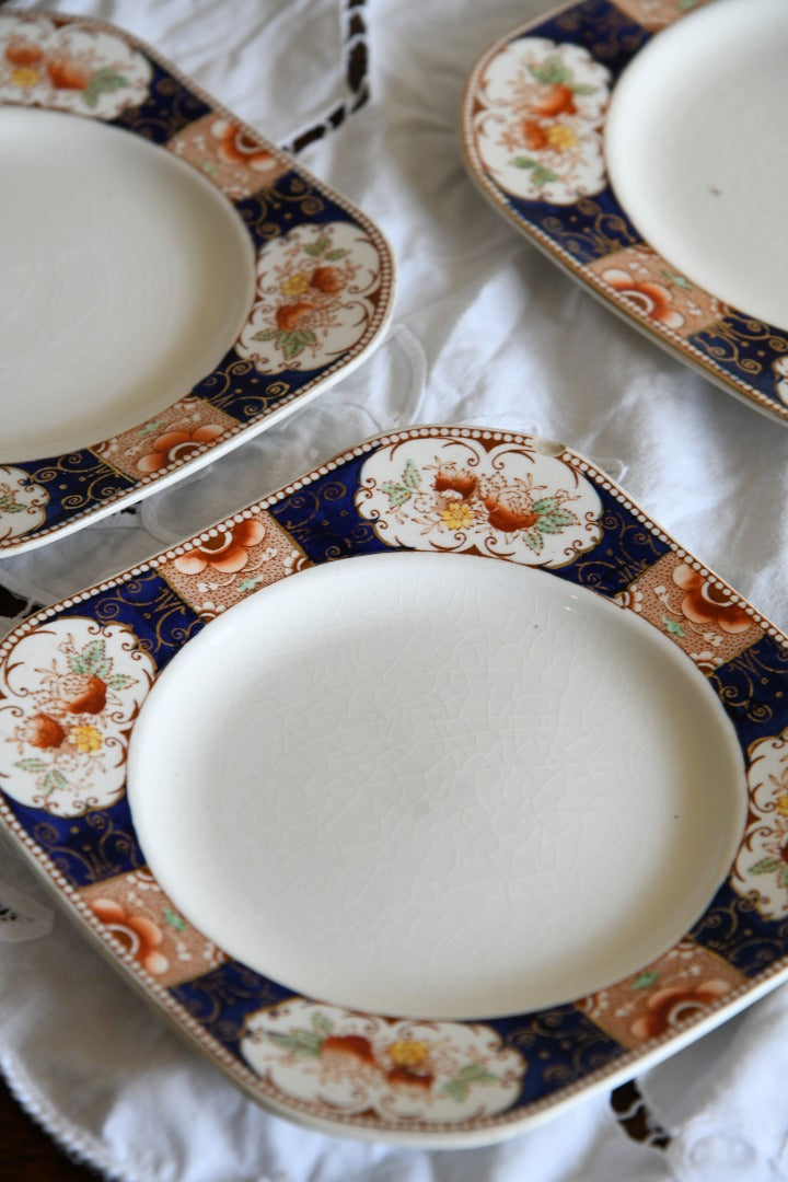 Royal Castle Wood and Sons Imari Plates