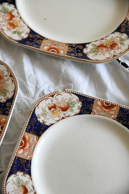 Royal Castle Wood and Sons Imari Plates