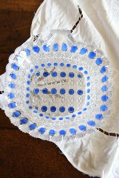 Hobnail Glass Dish