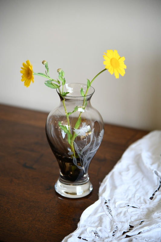 Caithness Etched Vase