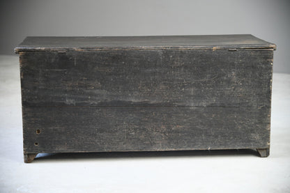 Rustic Antique Oak Blanket Box