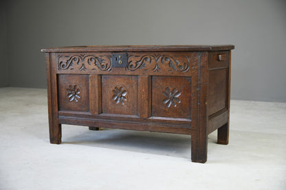 Antique 18th Century Oak Coffer