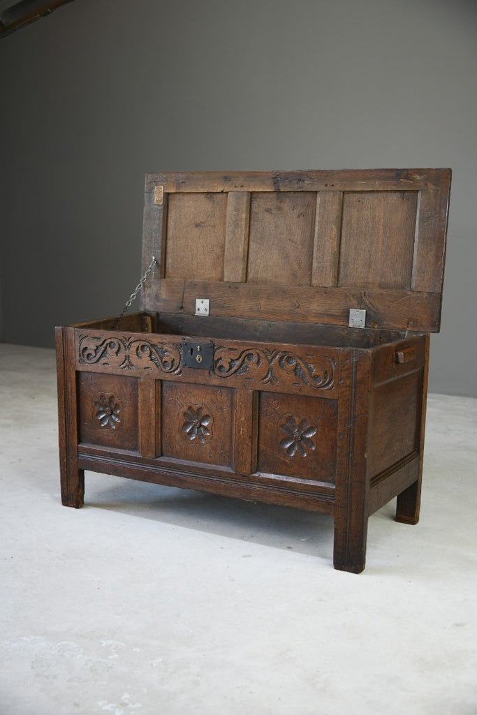 Antique 18th Century Oak Coffer