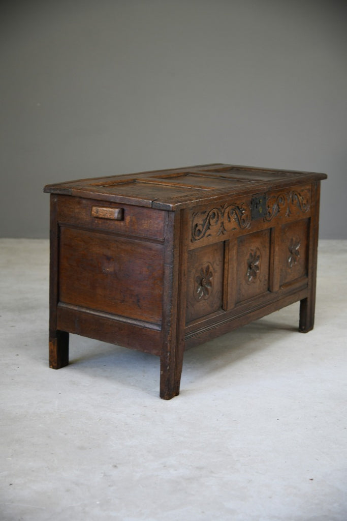 Antique 18th Century Oak Coffer