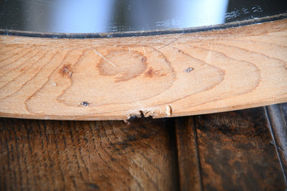 Large Oval Pine Mirror