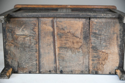 Antique Oak Carved Coffer