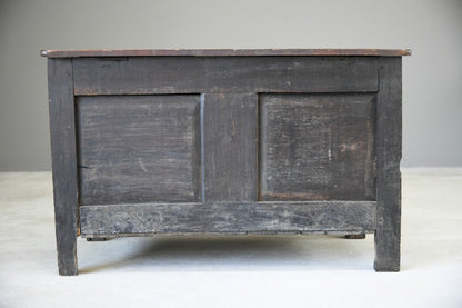 Antique Oak Carved Coffer