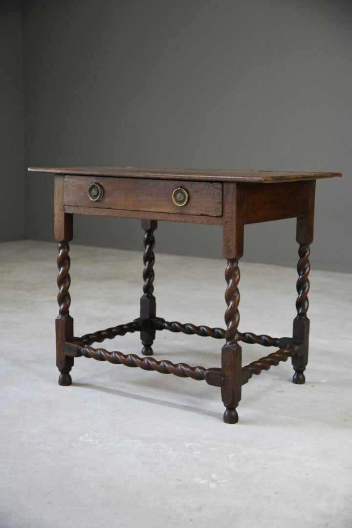 Antique Oak Side Table